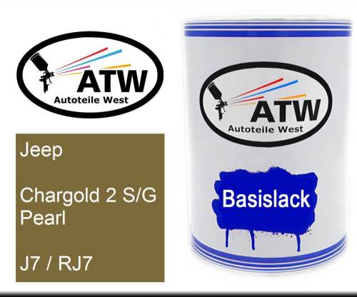 Jeep, Chargold 2 S/G Pearl, J7 / RJ7: 500ml Lackdose, von ATW Autoteile West.